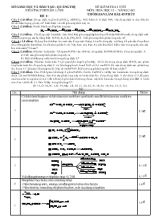 Đề kiểm tra 1 tiết môn Hoá học 11  Nâng cao thời gian làm bài 45 phút